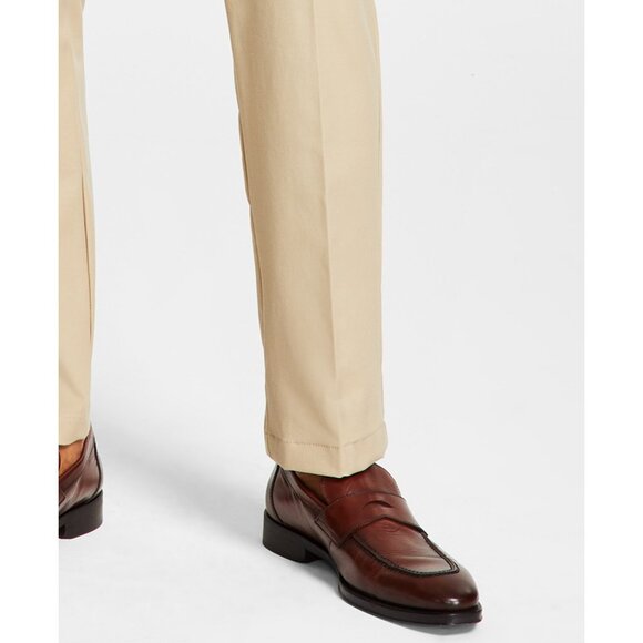 Lauren Ralph Lauren Mens Classic-Fit Cotton Stretch Dress Pants Beige 42x32 B4HP - Picture 5 of 5
